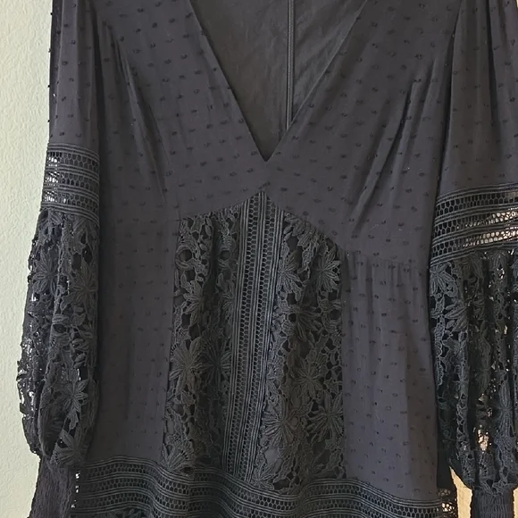 Bardot Black Mini Dress - Picture 3 of 6